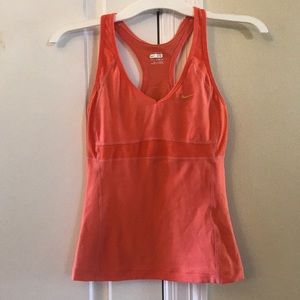 Orange Nike Dri-Fit Tank